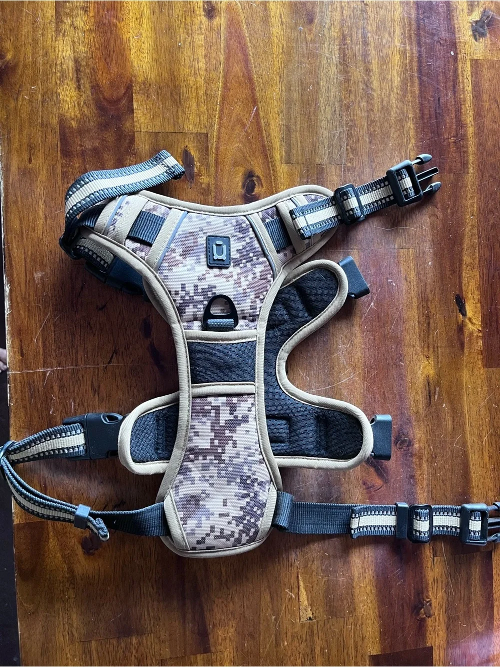 Dog Harness - Digital Camo Tan and Brown